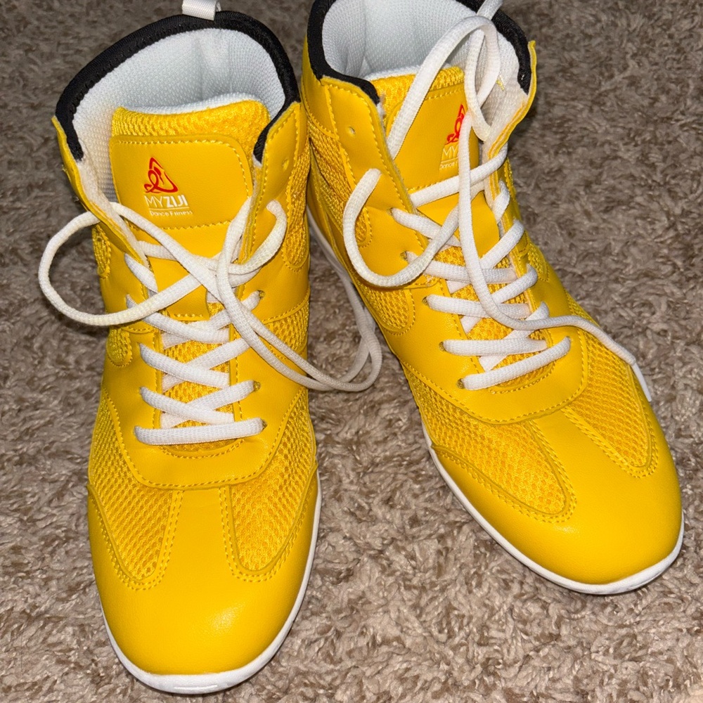 Women's Yellow dance fitness Zumba Shoes